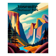 Yosemite National Park Minimalist Art