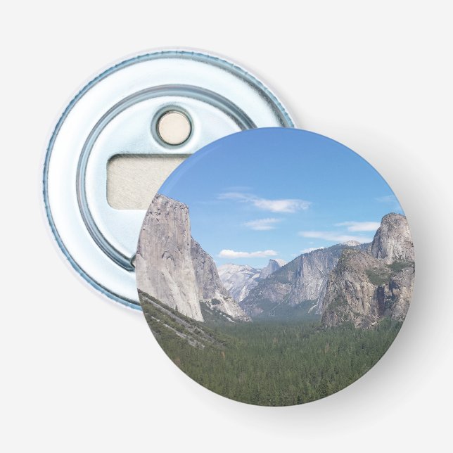 Yosemite National Park Mountain Valley Scenia Flasköppnare (Framsidan)