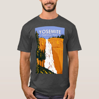 Yosemite National Park Nevada Falls California Vin T Shirt