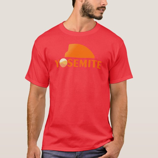 Yosemite National Park Överstorlek T Shirt (Framsida)