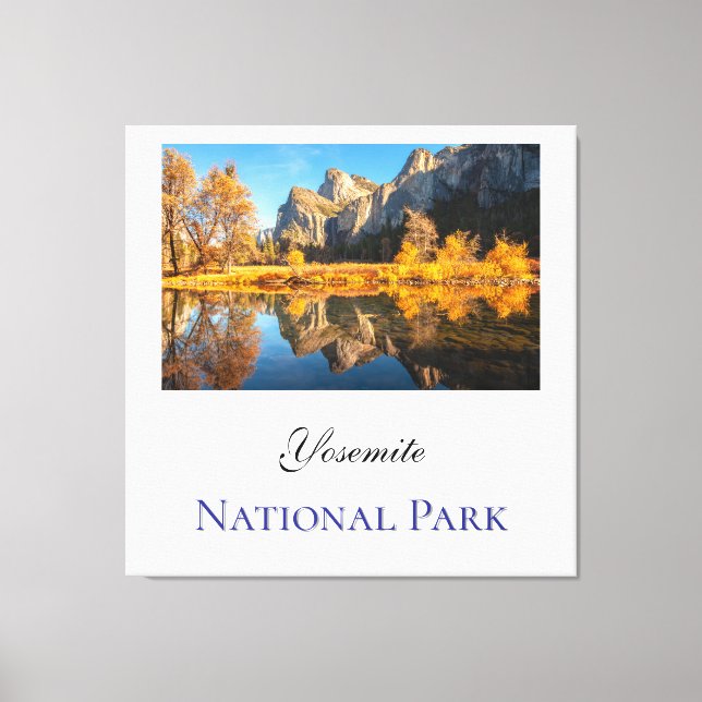 Yosemite National Park på hösten Canvastryck (Framsida)
