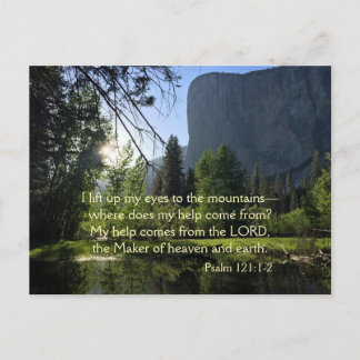Yosemite National Park Psalm-vykort Vykort