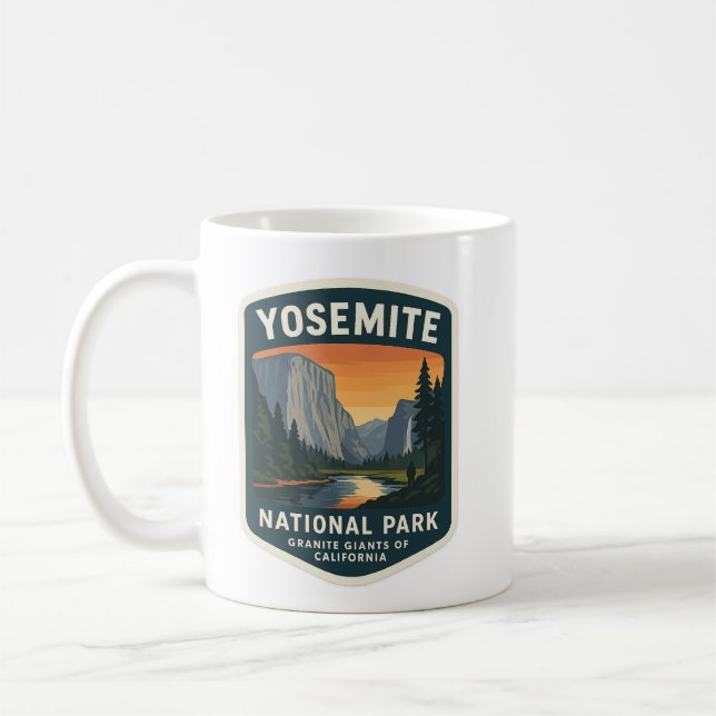 Yosemite National Park Resemugg Kaffemugg (Vänster)