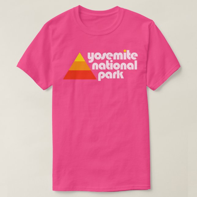 Yosemite National Park Retro T Shirt (Design framsida)