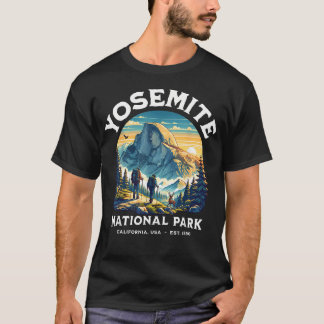 Yosemite National Park Retro T Shirt