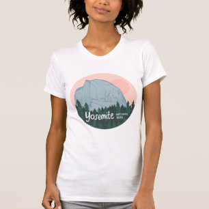Yosemite National Park Rosa Halvdome T Shirt