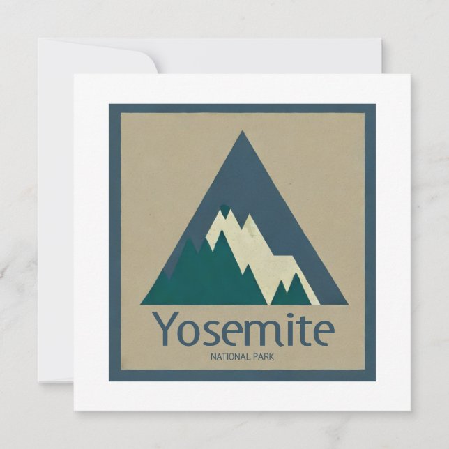 Yosemite National Park Rustic (Framsida)