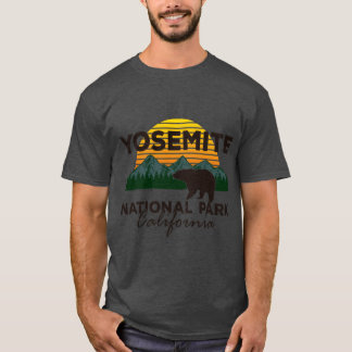 Yosemite National Park Sierra Nevada Svart Björn S T Shirt