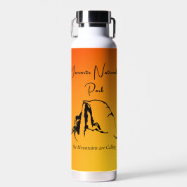 Yosemite National Park Sunset Färg Vattenflaska