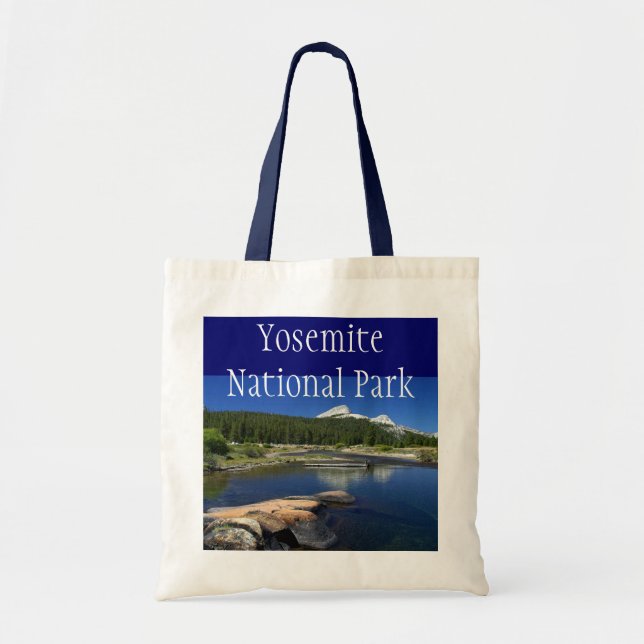 Yosemite National Park Tote Bag Tygkasse (Framsidan)