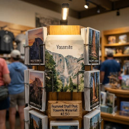 Yosemite National Park Vattenfall Postkort Vykort