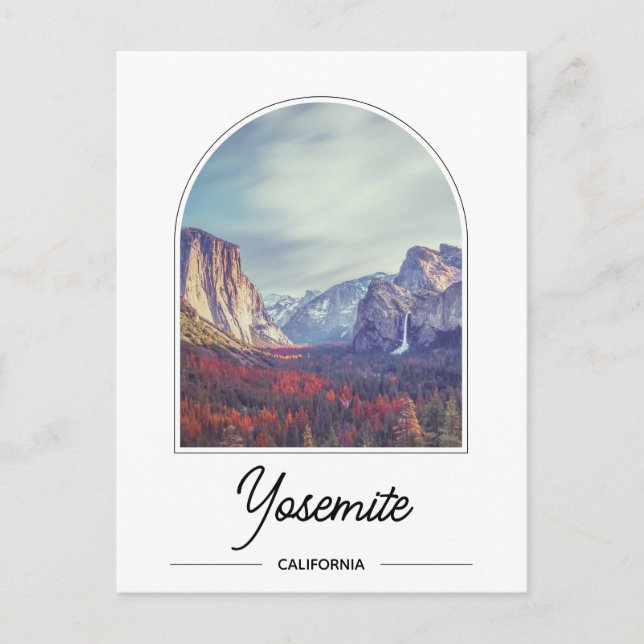 Yosemite National Park-vykort Vykort (Framsida)