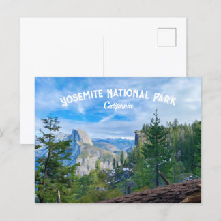 Yosemite National Park Watercolor Vykort