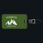 Yosemite nationalpark bagagebricka<br><div class="desc">Yosemite är en av nationalparkssystemets krona-juveler. Visa kärlek och passion för Yosemite!</div>