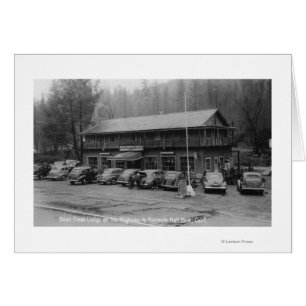 Yosemite nationalpark Bear Bäck Lodge Hälsningskort