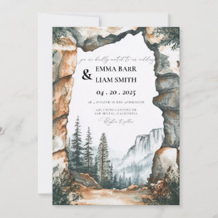 Yosemite Nationalpark Bröllop på Destination Inbjudningar