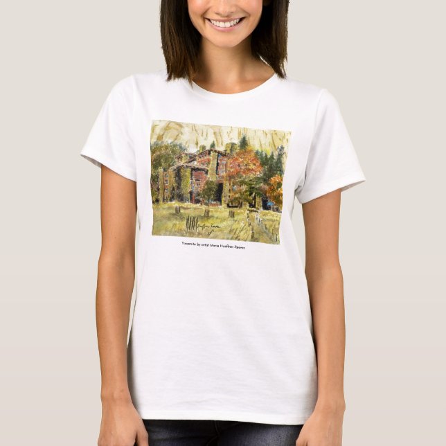 Yosemite nationalpark:  Det Ahwahnee hotellet Tee Shirt (Framsida)