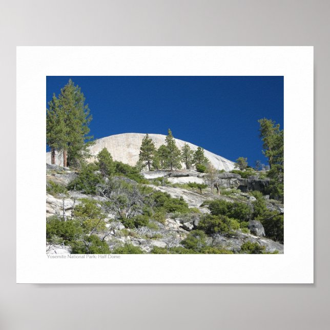 Yosemite Nationalpark - halvdom Poster (Framsidan)