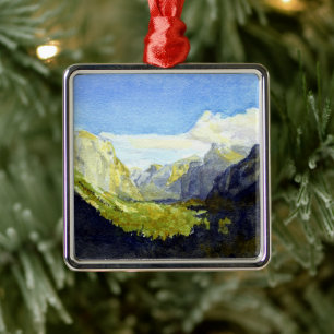 Yosemite nationalpark: inspirationspunkt julgransprydnad metall