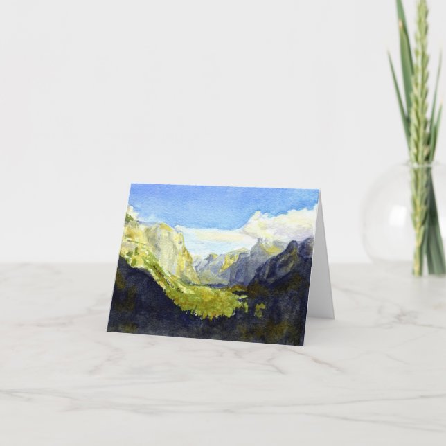 Yosemite nationalpark, inspirationspunkt nr 2 kort (Framsida)