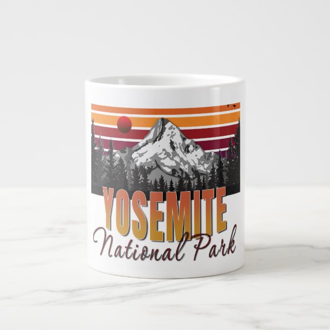 Yosemite nationalpark jumbo mugg (Framsidan)