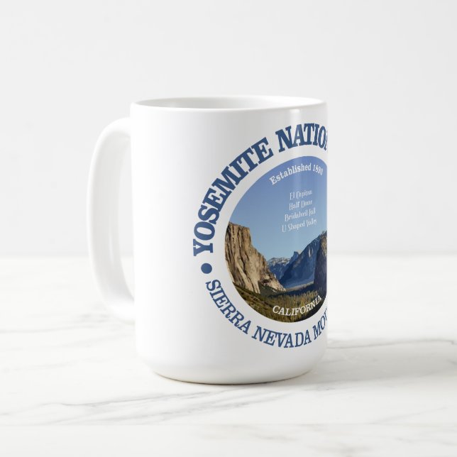 Yosemite nationalpark kaffemugg (Framsida vänster)