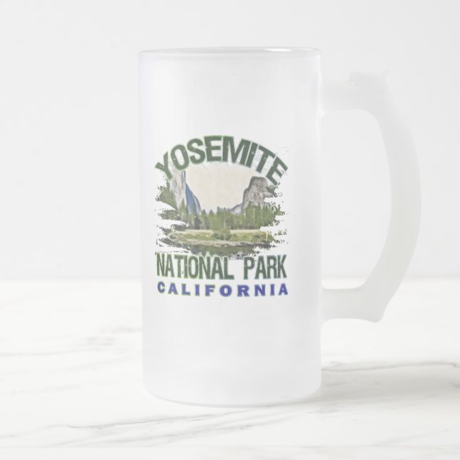 Yosemite nationalpark, Kalifornien Frostat Ölglas (Höger)