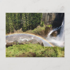 Yosemite Nationalpark Kalifornien Regenbogen am Wa Vykort