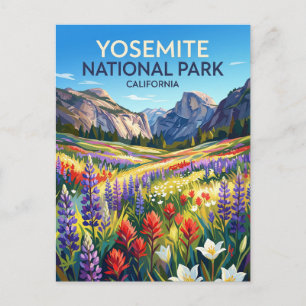 Yosemite nationalpark Kalifornien Vykort