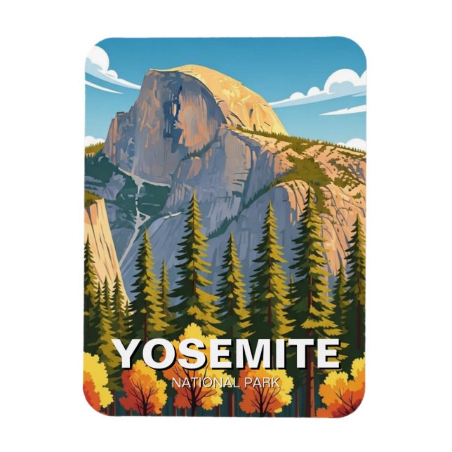 Yosemite nationalpark magnet (Vertikal)