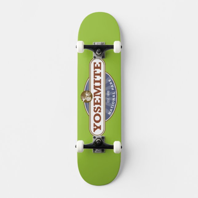 Yosemite nationalpark mini skateboard bräda 18,7 cm (Framsida)