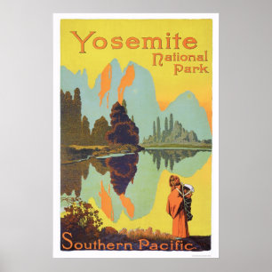 Yosemite nationalpark poster