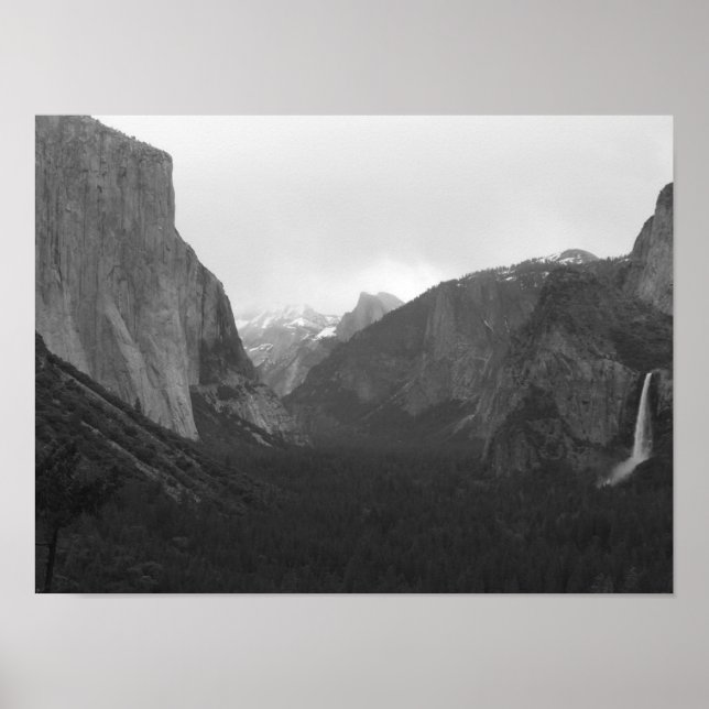 Yosemite nationalpark poster (Framsidan)