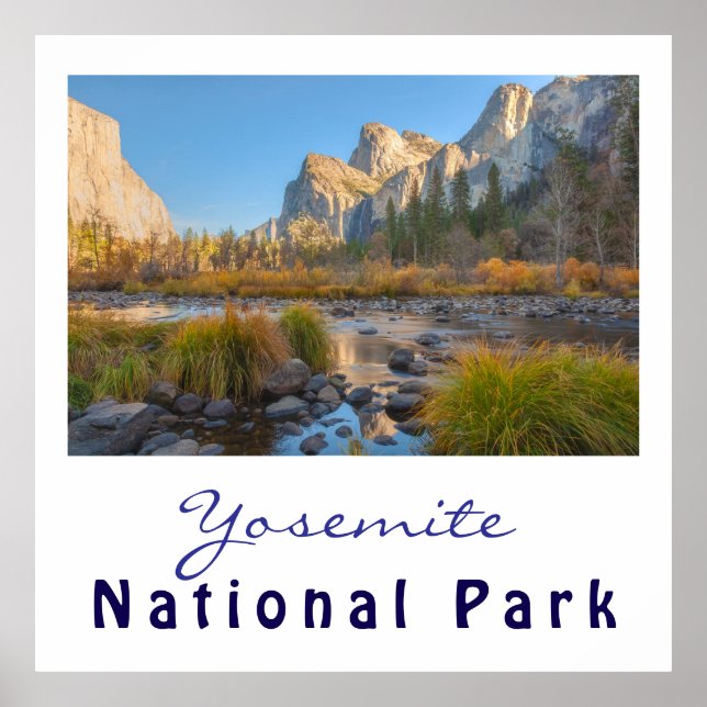 Yosemite nationalpark poster (Framsidan)