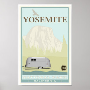 Yosemite nationalpark poster