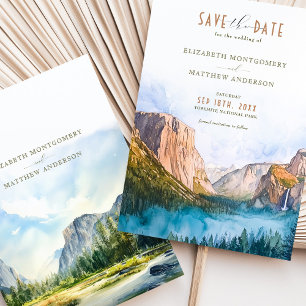 Yosemite nationalpark Spara datumtunnelvyn Inbjudningar