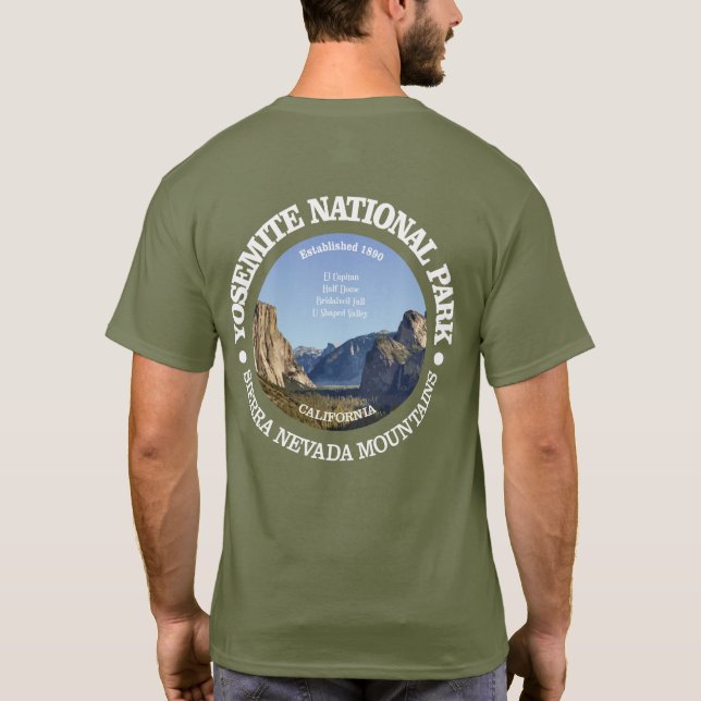 Yosemite nationalpark t shirt (Baksida)