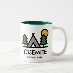 Yosemite nationalpark Två-Tonad mugg