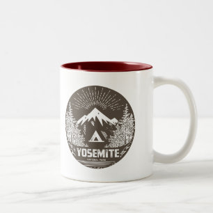 Yosemite nationalpark Två-Tonad mugg
