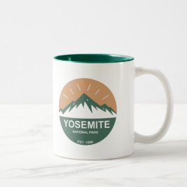Yosemite nationalpark Två-Tonad mugg