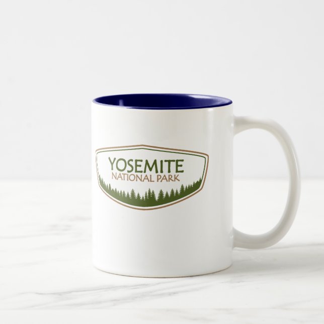 Yosemite nationalpark Två-Tonad mugg (Höger)