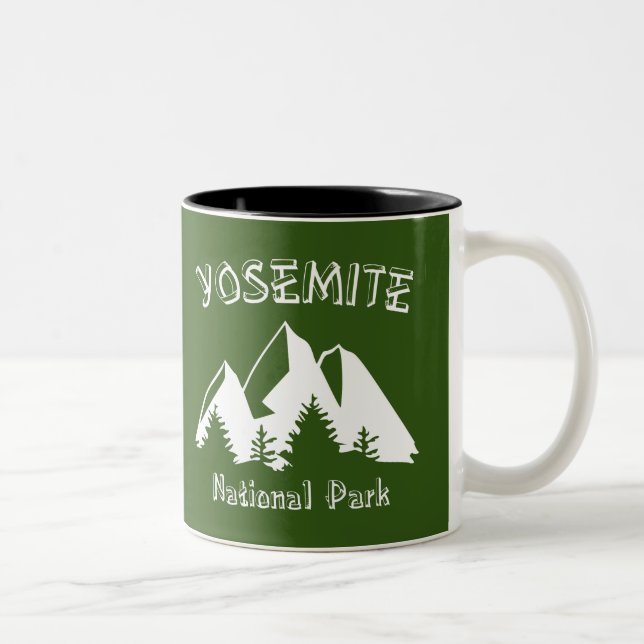 Yosemite nationalpark Två-Tonad mugg (Höger)