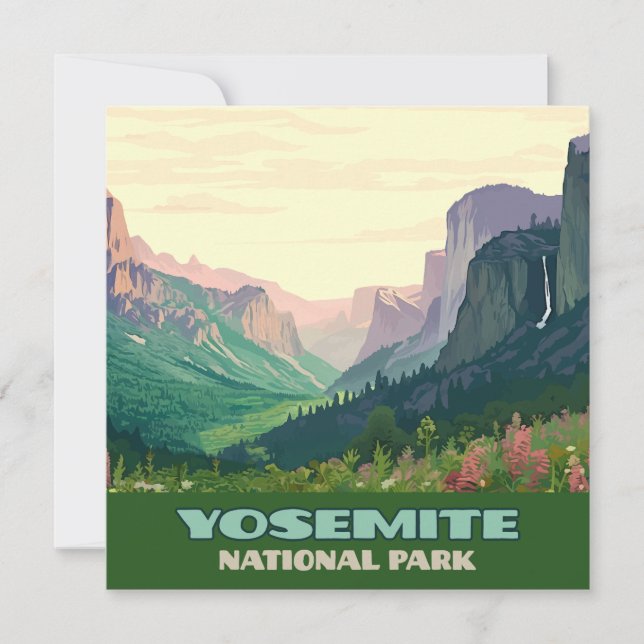 Yosemite nationalpark Valley halv Dome (Framsida)