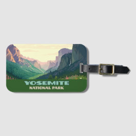 Yosemite nationalpark Valley halv Dome Bagagebricka