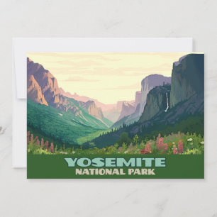 Yosemite nationalpark Valley halv Dome Inbjudningar