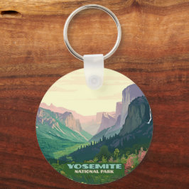 Yosemite nationalpark Valley halv Dome Nyckelring