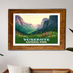 Yosemite nationalpark Valley halv Dome Poster