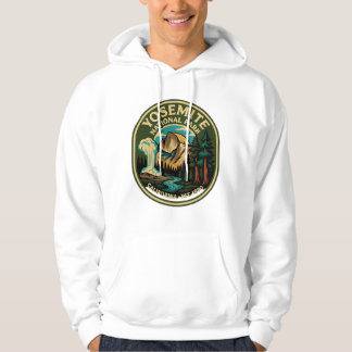 YOSEMITE NATIONALPARK - Vintage Ranger-märke Hoodie