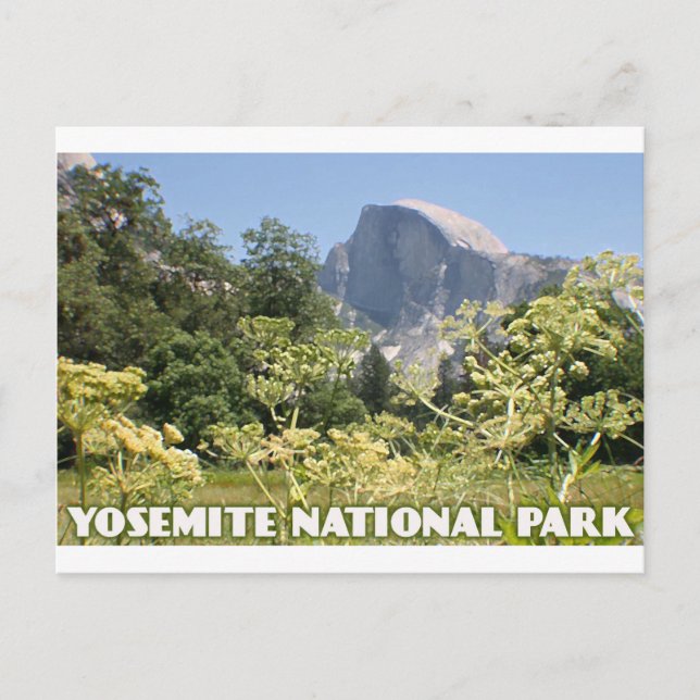 Yosemite nationalpark vykort (Framsida)