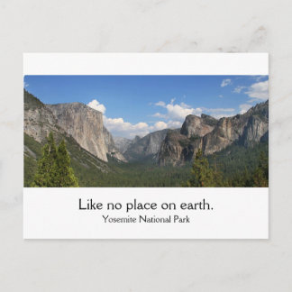 Yosemite nationalpark vykort